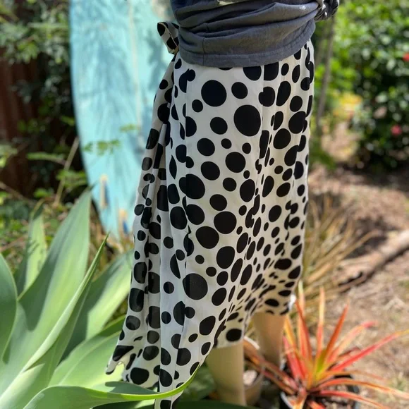 Vintage Kasper Polka Dot Skirt Y2K - Picture 3 of 4